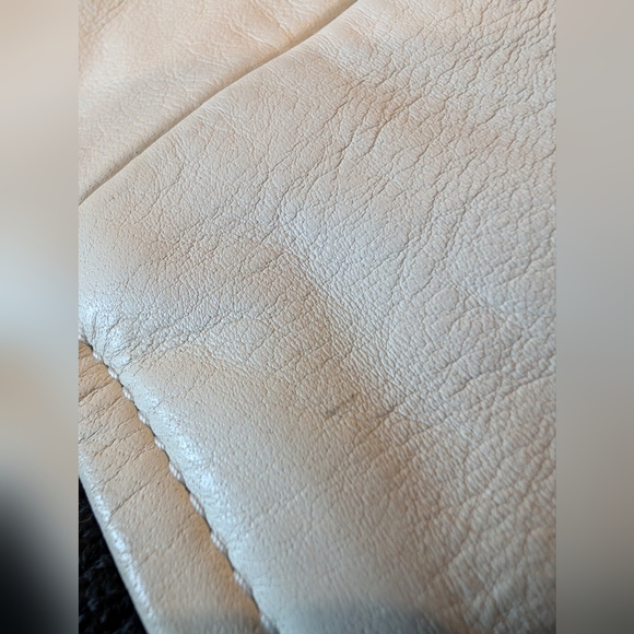 W/tags Deep Meditation off-white varsity jacket - Picture 3 of 15